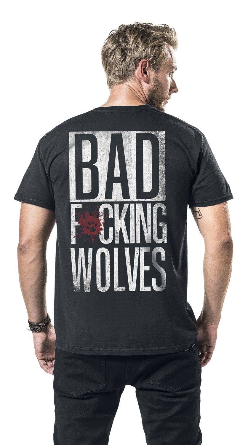 EMP "Bad F*cking Wolves" T-Shirt Schwarz Von Bad Wolves