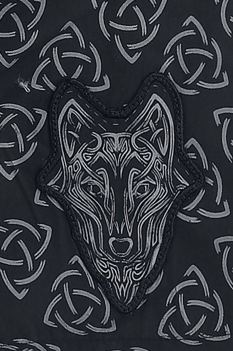 EMP Badeshort Schwarz/grau Von Black Premium By EMP