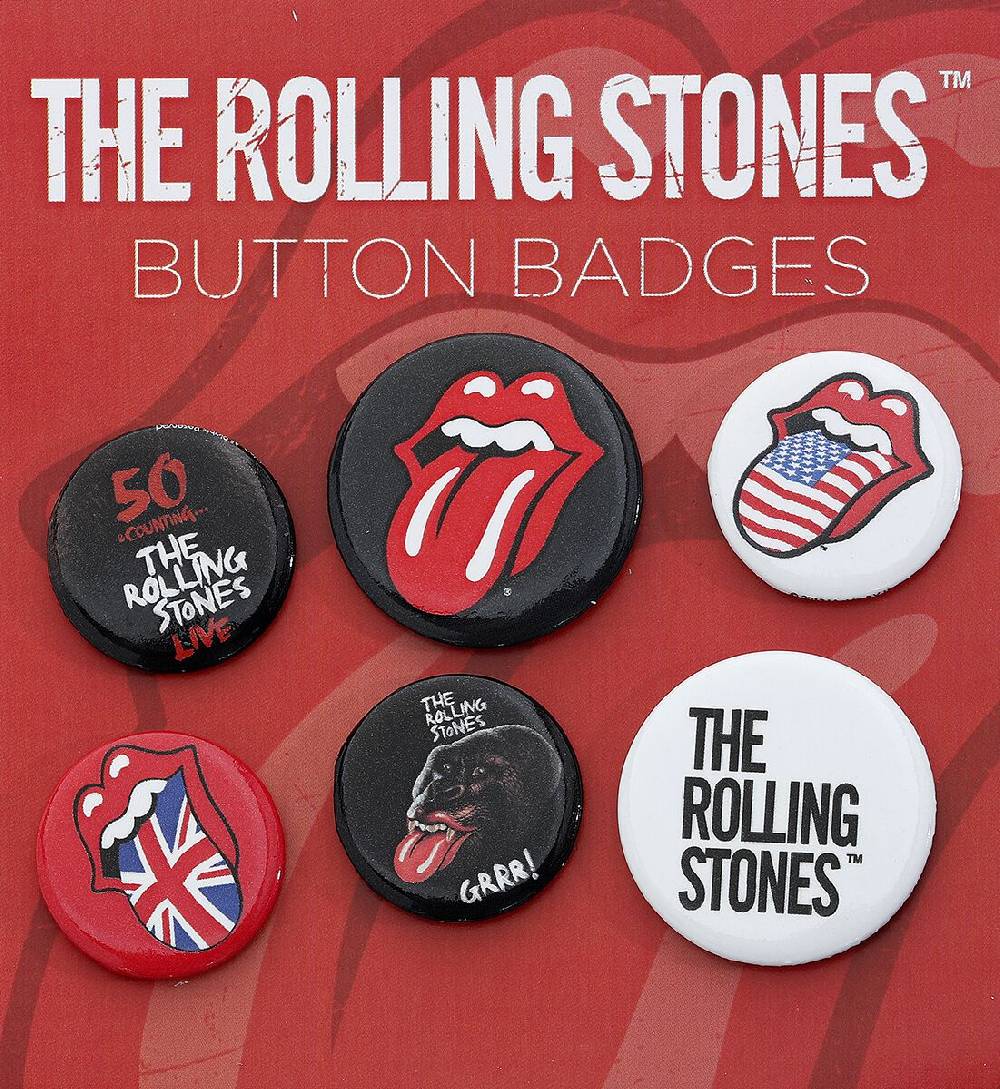 EMP "Badge Pack Mix" Button multicolor von The Rolling Stones