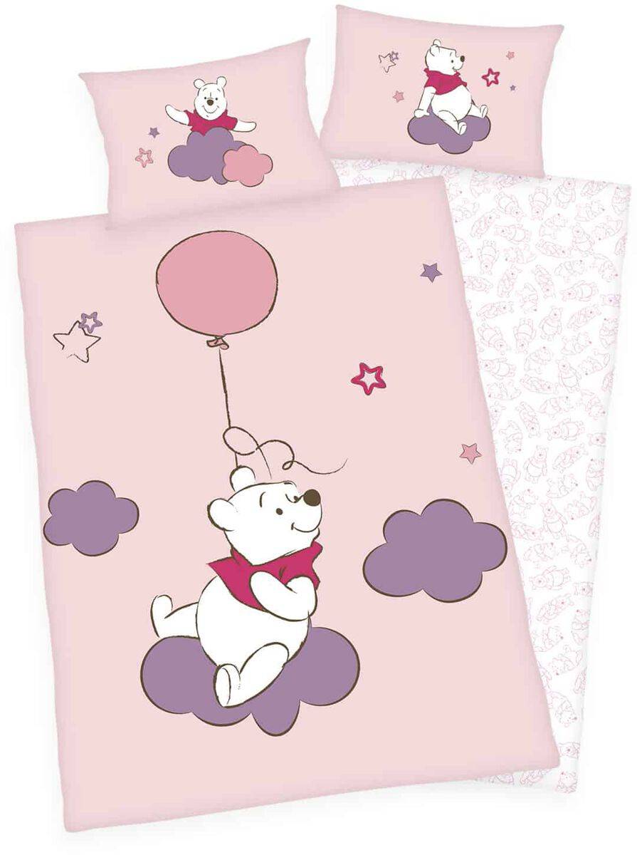 EMP "Balloon Winnie" Bettwäsche rosa/weiß von Winnie The Pooh