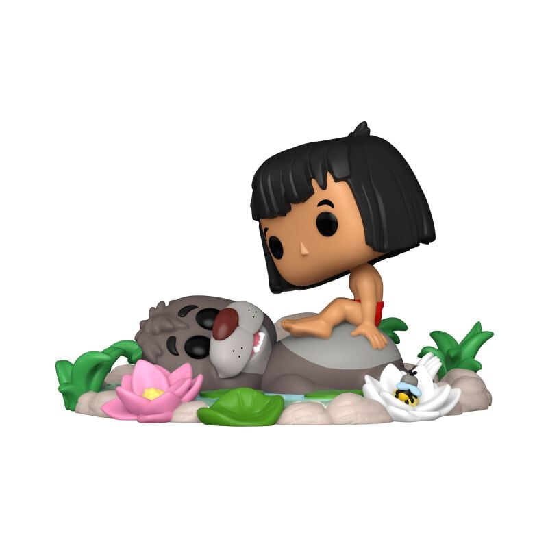 EMP "Baloo & Mowgli (Pop! Moment) Vinyl Figur 1490" Funko Pop! Multicolor Von Das Dschungelbuch