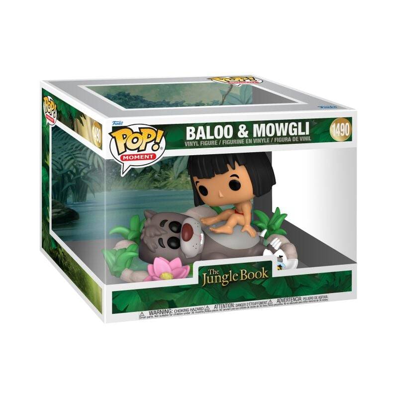 EMP "Baloo & Mowgli (Pop! Moment) Vinyl Figur 1490" Funko Pop! multicolor von Das Dschungelbuch