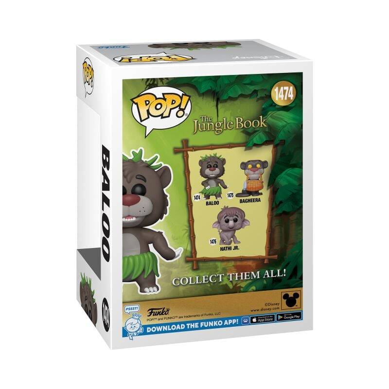 EMP "Baloo Vinyl Figur 1474" Funko Pop! Multicolor Von Das Dschungelbuch