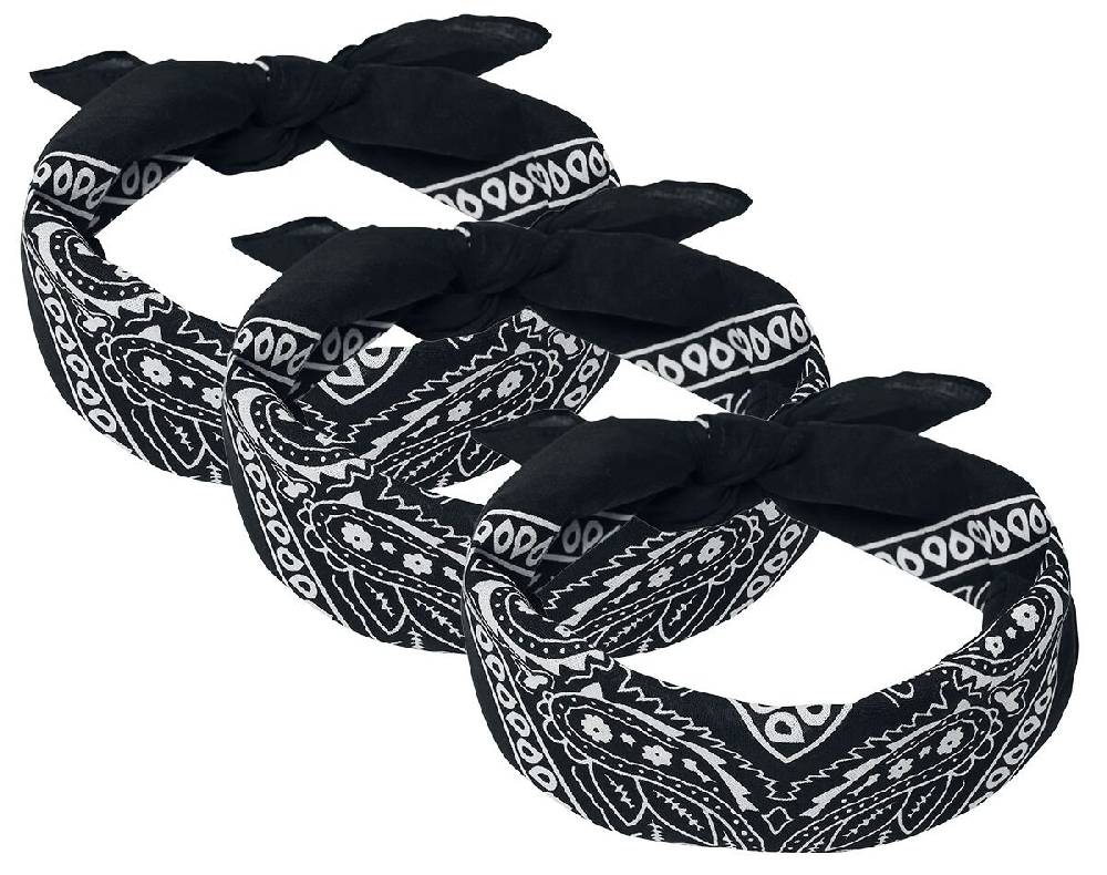 EMP "Bandana 3-Pack" Bandana schwarz von Urban Classics