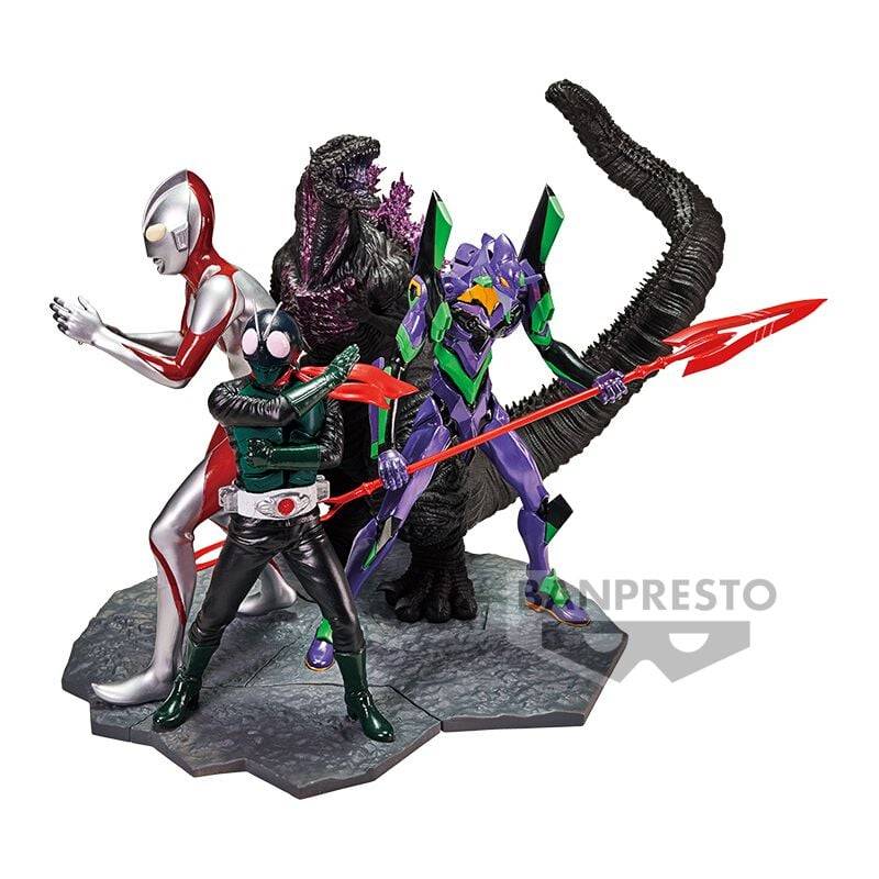 EMP "Banpresto - Art Vignette - Masked Rider" Sammelfiguren Multicolor Von Shin Japan Heroes Universe