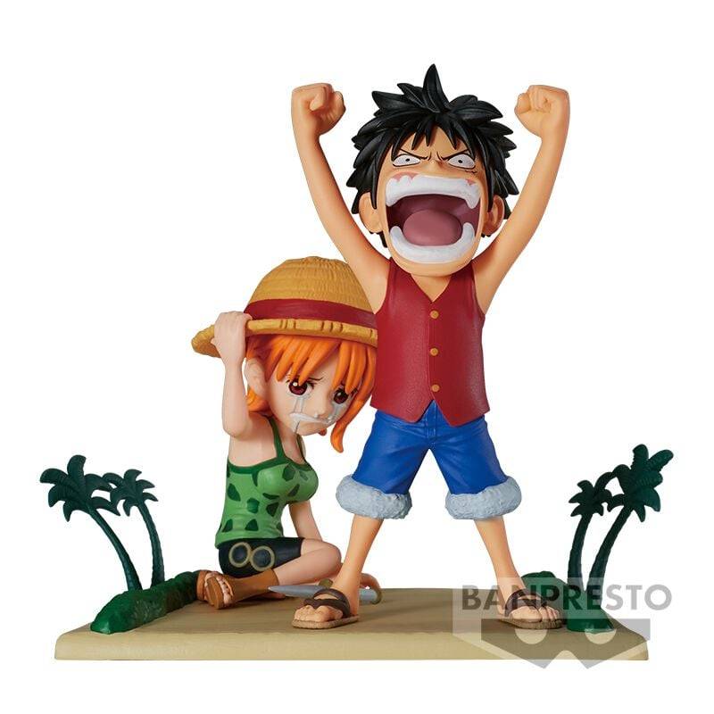 EMP "Banpresto - Luffy & Nami (WCF - Log Stories)" Sammelfiguren multicolor von One Piece