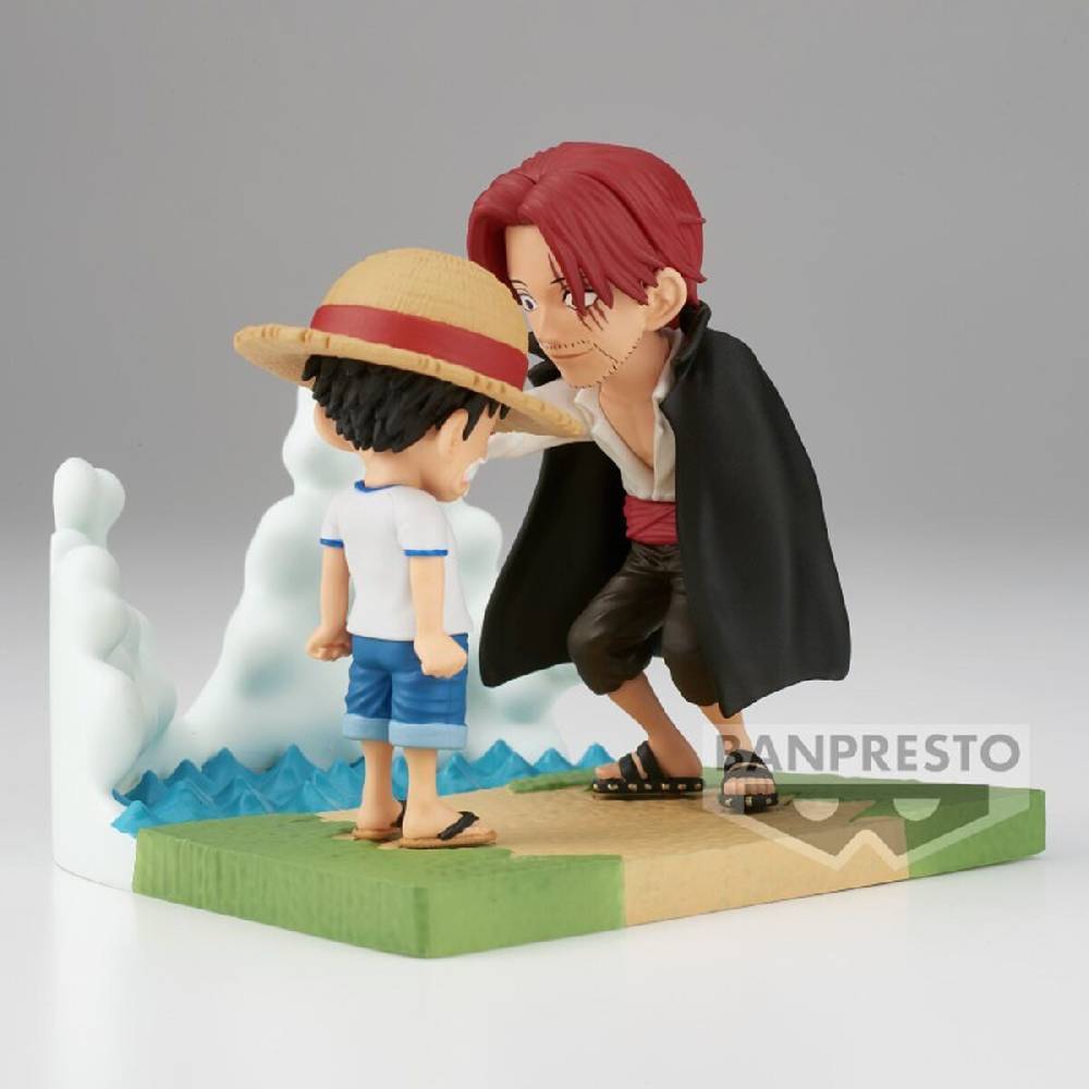 EMP "Banpresto - Monkey D. Luffy & Shanks (WCF - Log Stories Series)" Sammelfiguren Multicolor Von One Piece