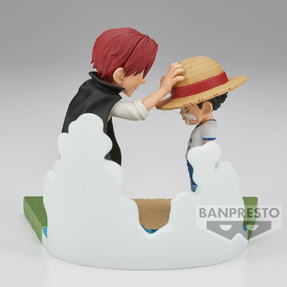 EMP "Banpresto - Monkey D. Luffy & Shanks (WCF - Log Stories Series)" Sammelfiguren Multicolor Von One Piece