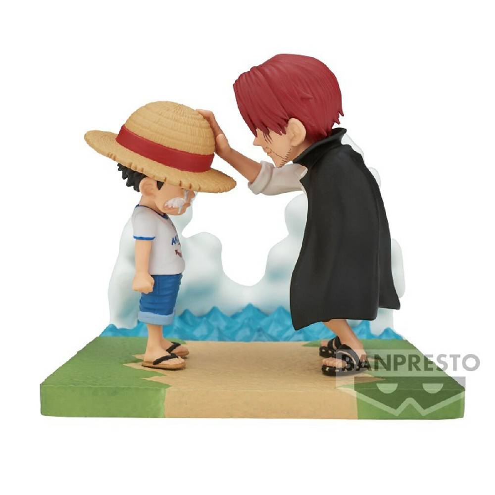 EMP "Banpresto - Monkey D. Luffy & Shanks (WCF - Log Stories Series)" Sammelfiguren multicolor von One Piece