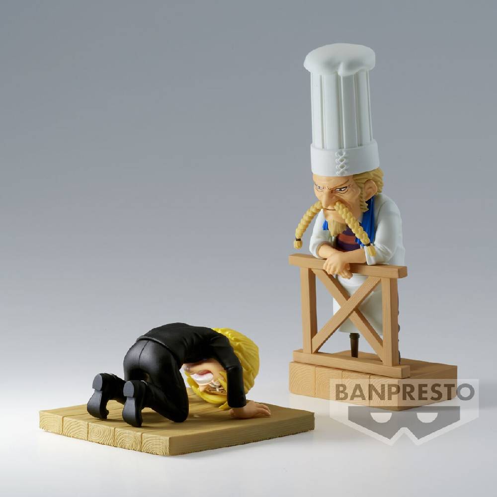 EMP "Banpresto - World Collectable Figure Log Stories - Sanji And Zeff" Sammelfiguren Multicolor Von One Piece