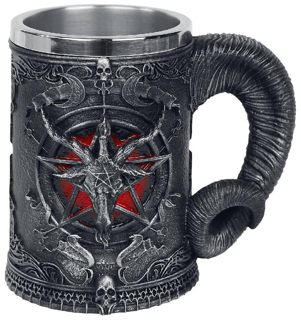 EMP "Baphomet Tankard" Bierkrug schwarz von Nemesis Now