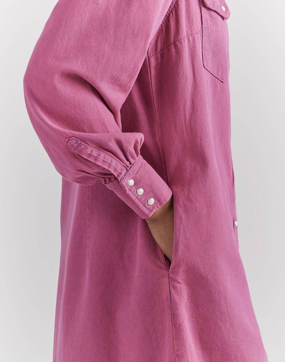 EMP "Barbie Shirt Dress" Kurzes Kleid Pink Von Wrangler