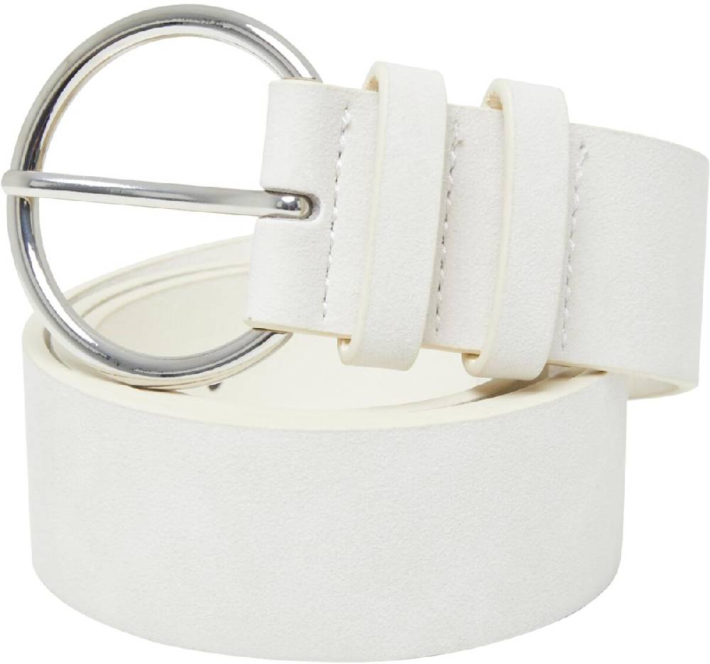 EMP "Basic Suede PU Belt" Gürtel altweiß von Urban Classics