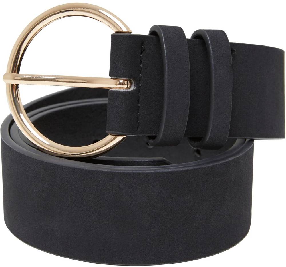 EMP "Basic Suede PU Belt" Gürtel schwarz von Urban Classics