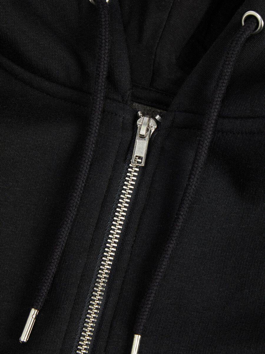 EMP "Basic Sweat Cardigan" Kapuzenjacke Schwarz Von Produkt