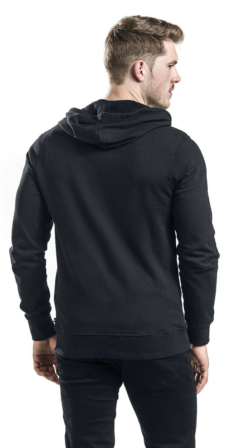 EMP "Basic Sweat Cardigan" Kapuzenjacke Schwarz Von Produkt