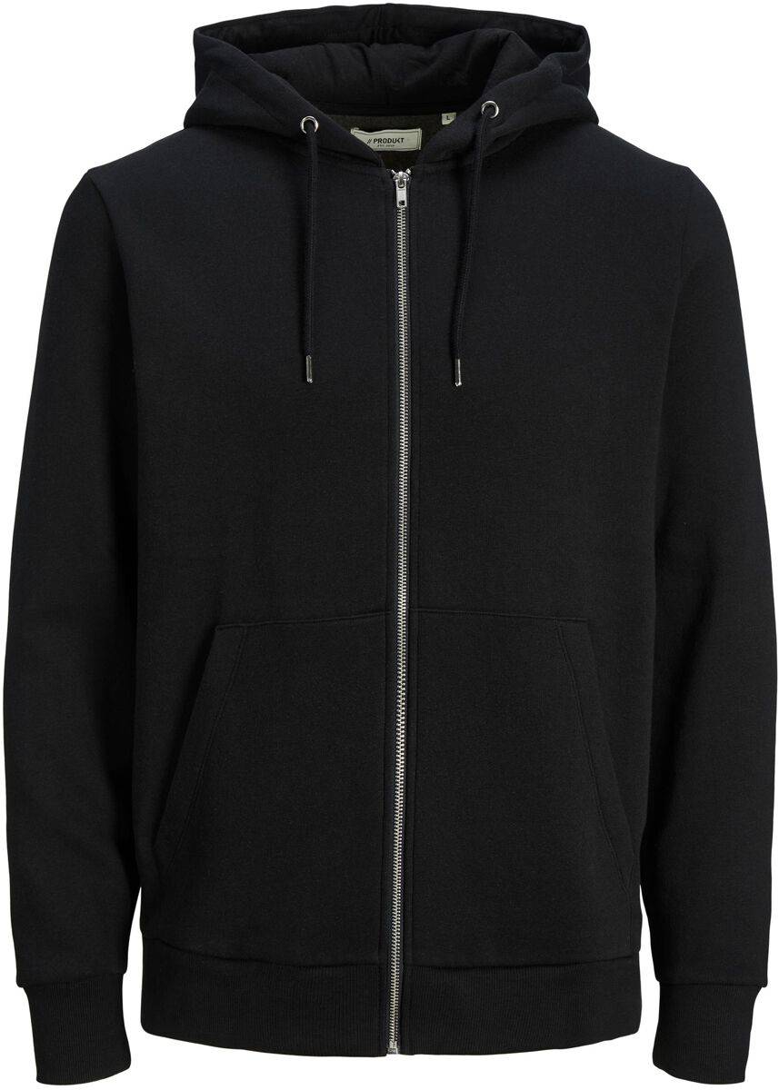 EMP "Basic Sweat Cardigan" Kapuzenjacke schwarz von Produkt