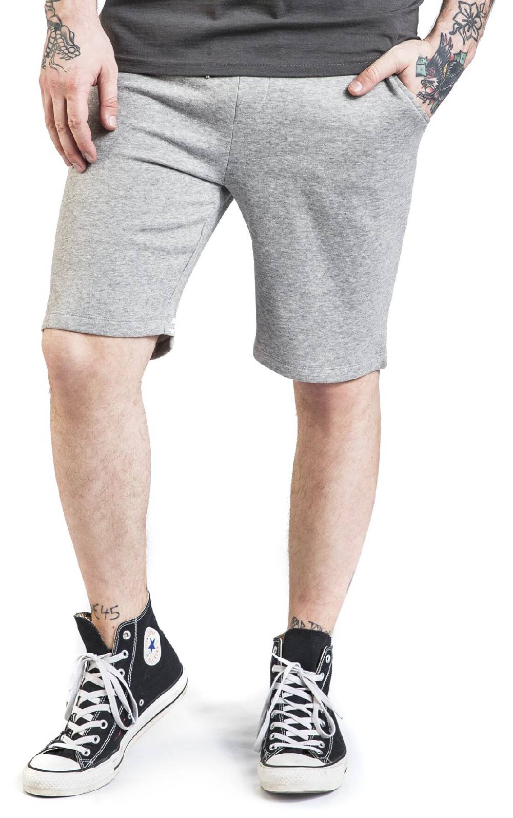 EMP "Basic Sweat Shorts" Short Hellgrau Meliert Von Produkt