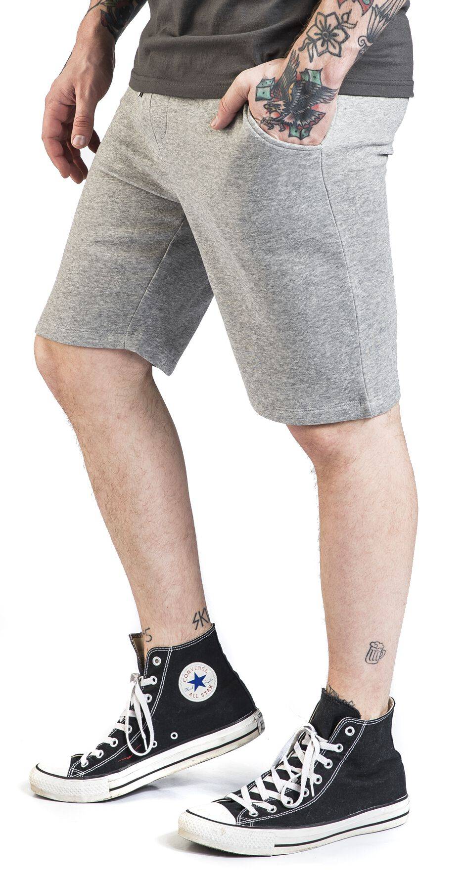 EMP "Basic Sweat Shorts" Short Hellgrau Meliert Von Produkt