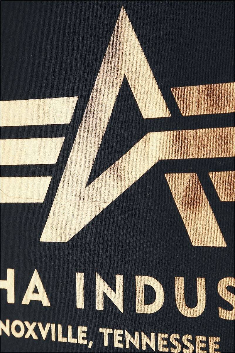 EMP "Basic T" T-Shirt Schwarz/goldfarben Von Alpha Industries