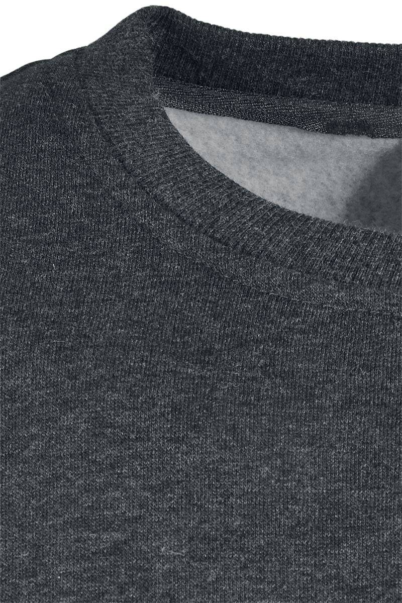EMP "Basic Terry Crew" Sweatshirt Dunkelgrau Meliert Von Urban Classics