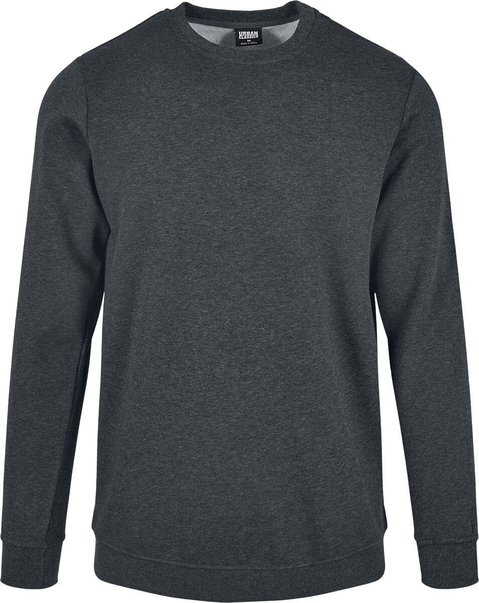 EMP "Basic Terry Crew" Sweatshirt dunkelgrau meliert von Urban Classics