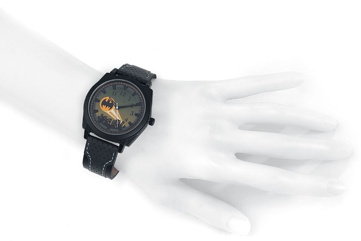 EMP "Bat-Signal" Armbanduhren Schwarz/gelb Von Batman