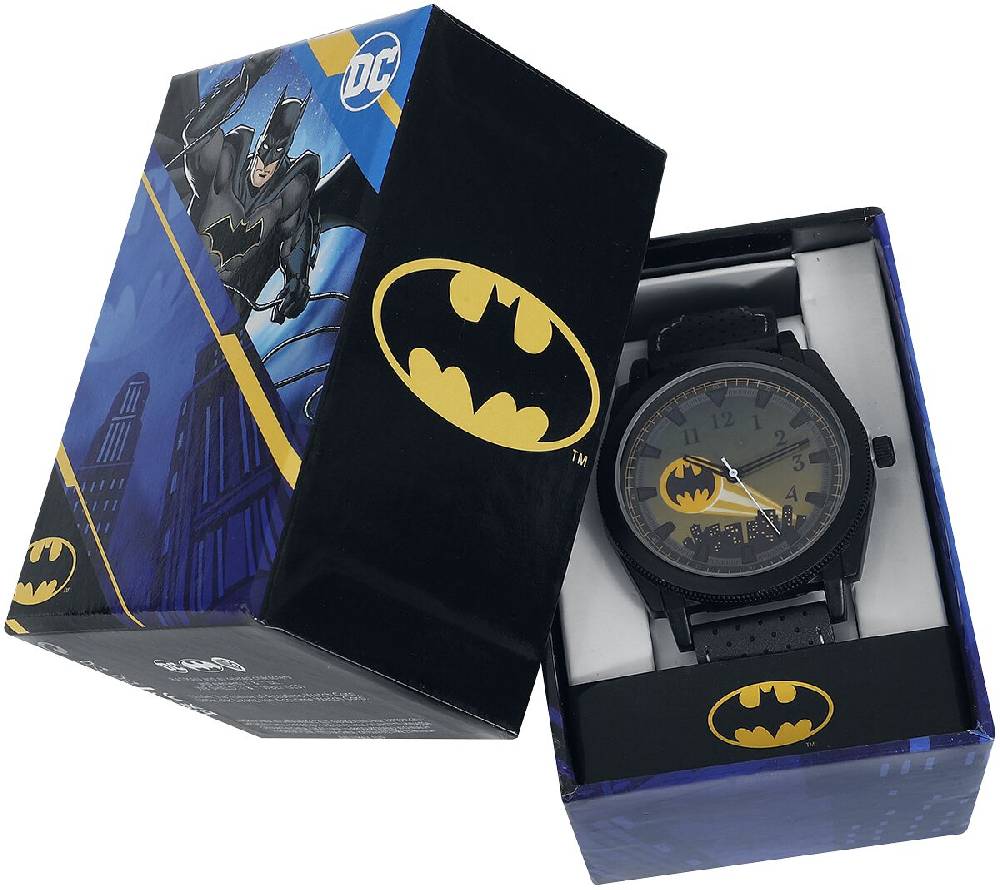 EMP "Bat-Signal" Armbanduhren Schwarz/gelb Von Batman