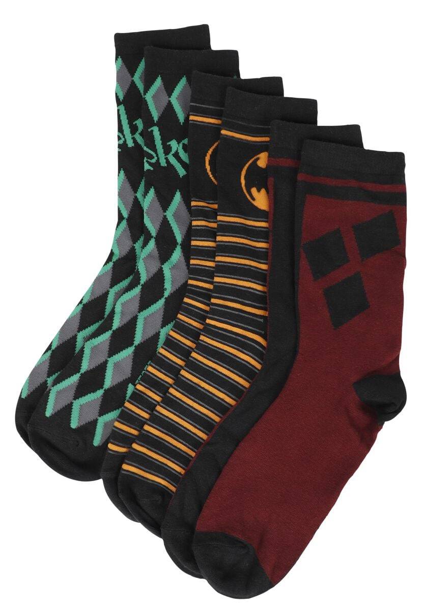 EMP "Batman, Harley Quinn, Joker" Socken multicolor von Batman