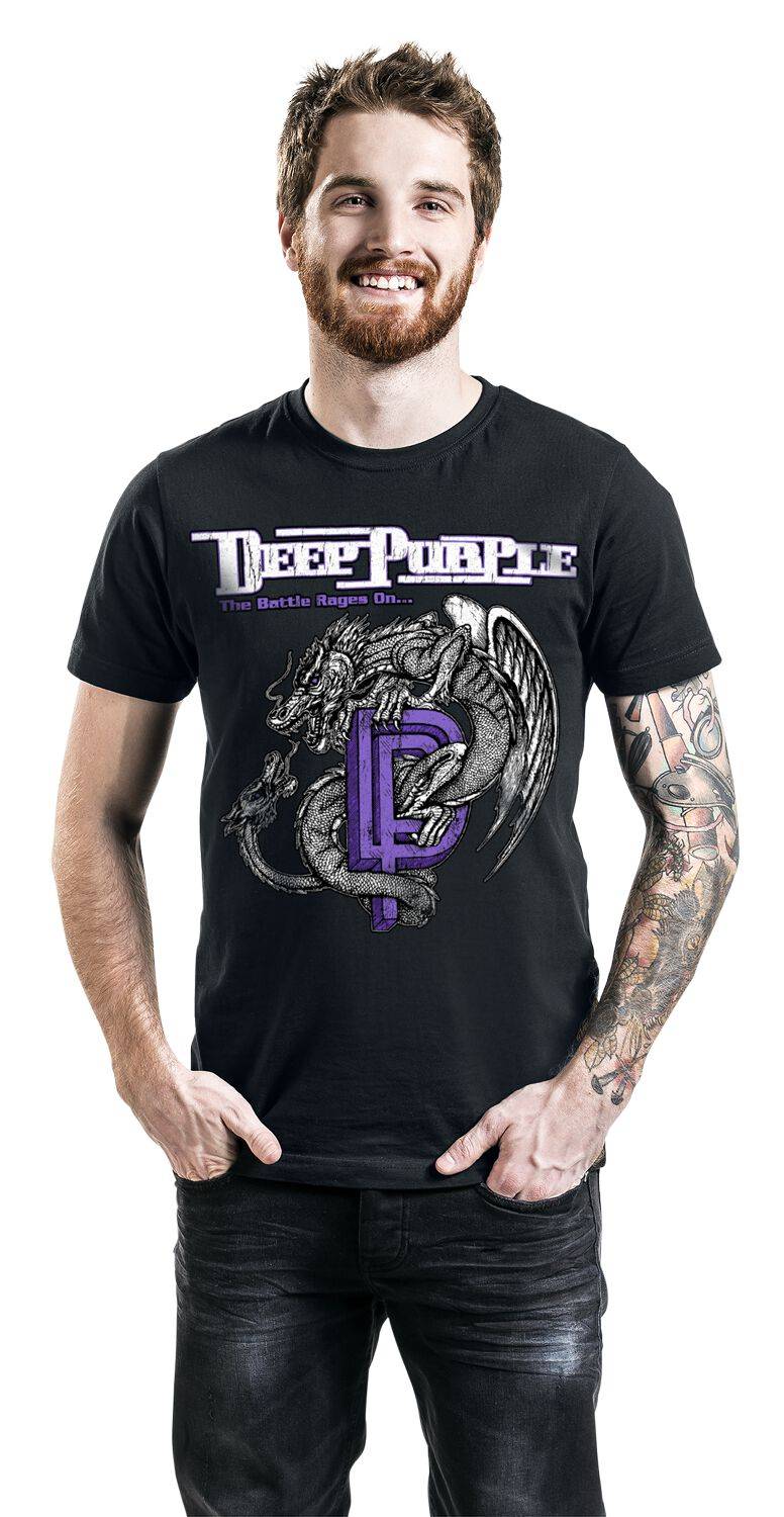 EMP "Battle Rages On" T-Shirt Schwarz Von Deep Purple
