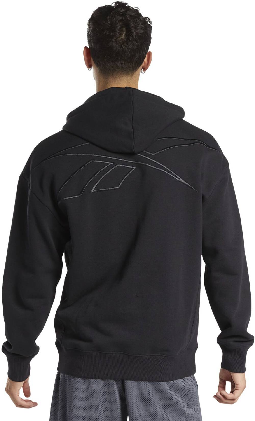 EMP "BB BBALL HW FLEECE HOOD" Kapuzenpullover Schwarz Von Reebok