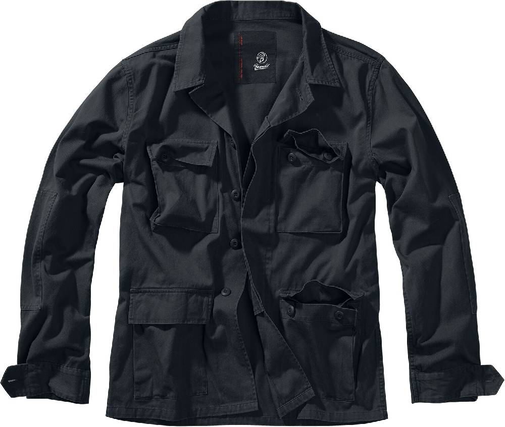 EMP "BDU Twill Jacket" Übergangsjacke schwarz von Brandit