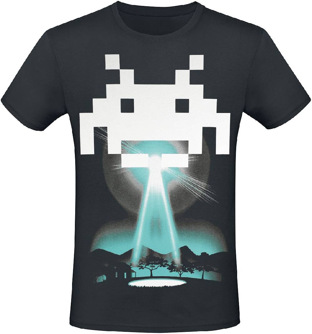 EMP "Beam Me Up Alien" T-Shirt schwarz von Space Invaders