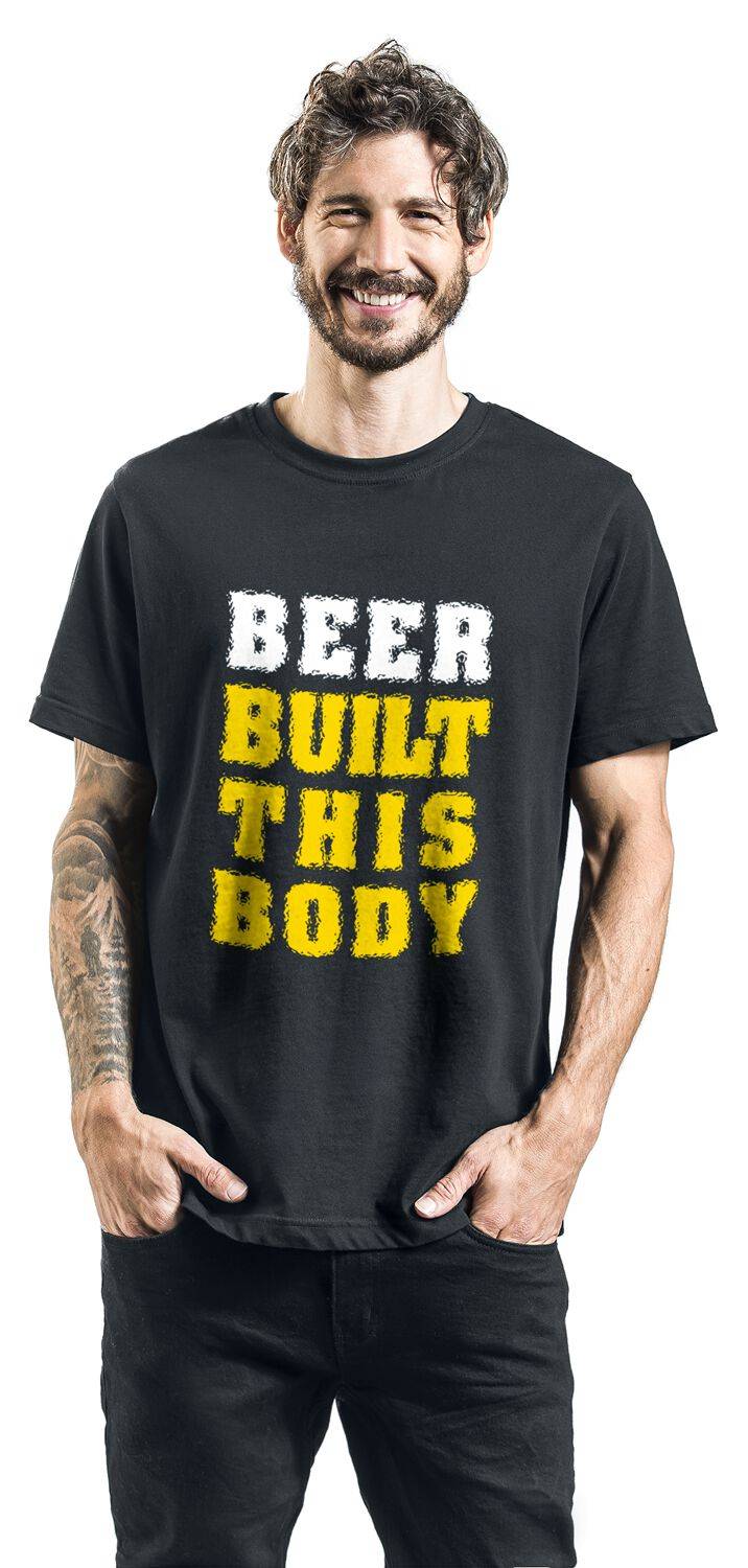 EMP "Beer Built This Body" T-Shirt Schwarz Von Alkohol & Party