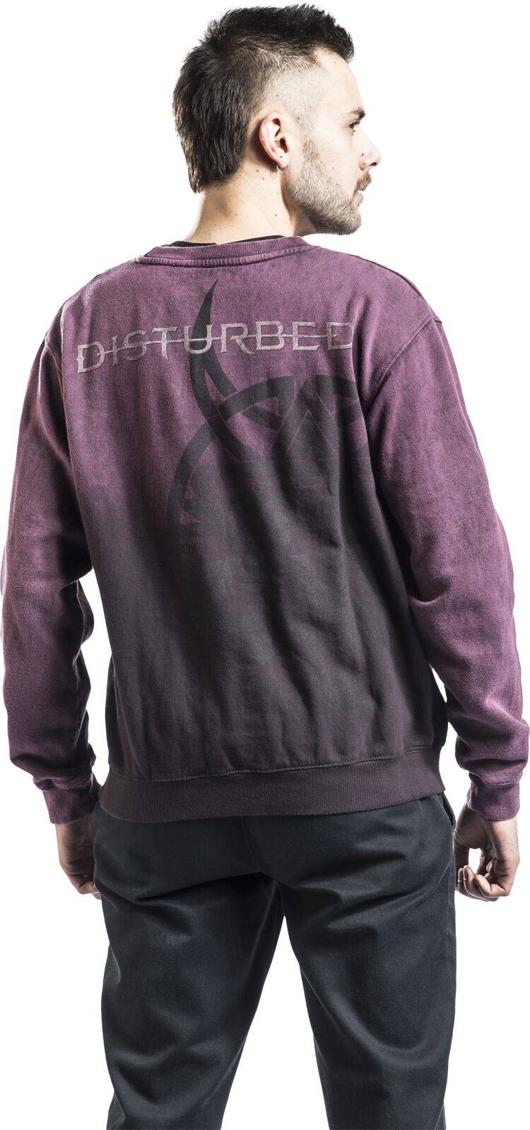 EMP "Believe Symbol" Sweatshirt Dunkelrot Von Disturbed