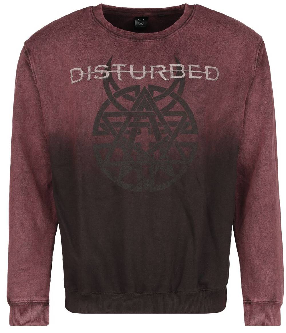 EMP "Believe Symbol" Sweatshirt dunkelrot von Disturbed