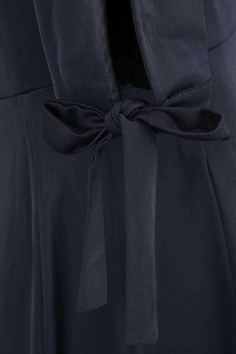 EMP "Bella Swing Dress" Mittellanges Kleid Blau Von Banned Retro