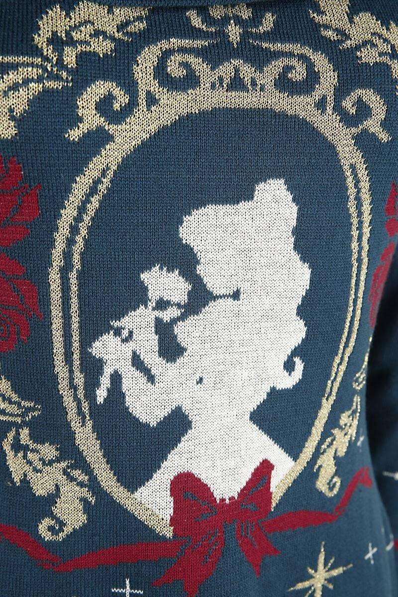 EMP "Belle" Mittellanges Kleid Multicolor Von Die Schöne Und Das Biest