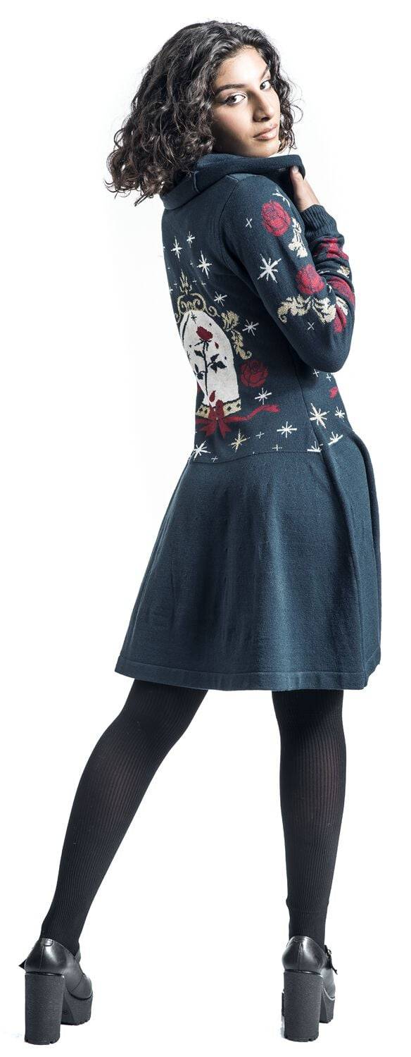 EMP "Belle" Mittellanges Kleid Multicolor Von Die Schöne Und Das Biest
