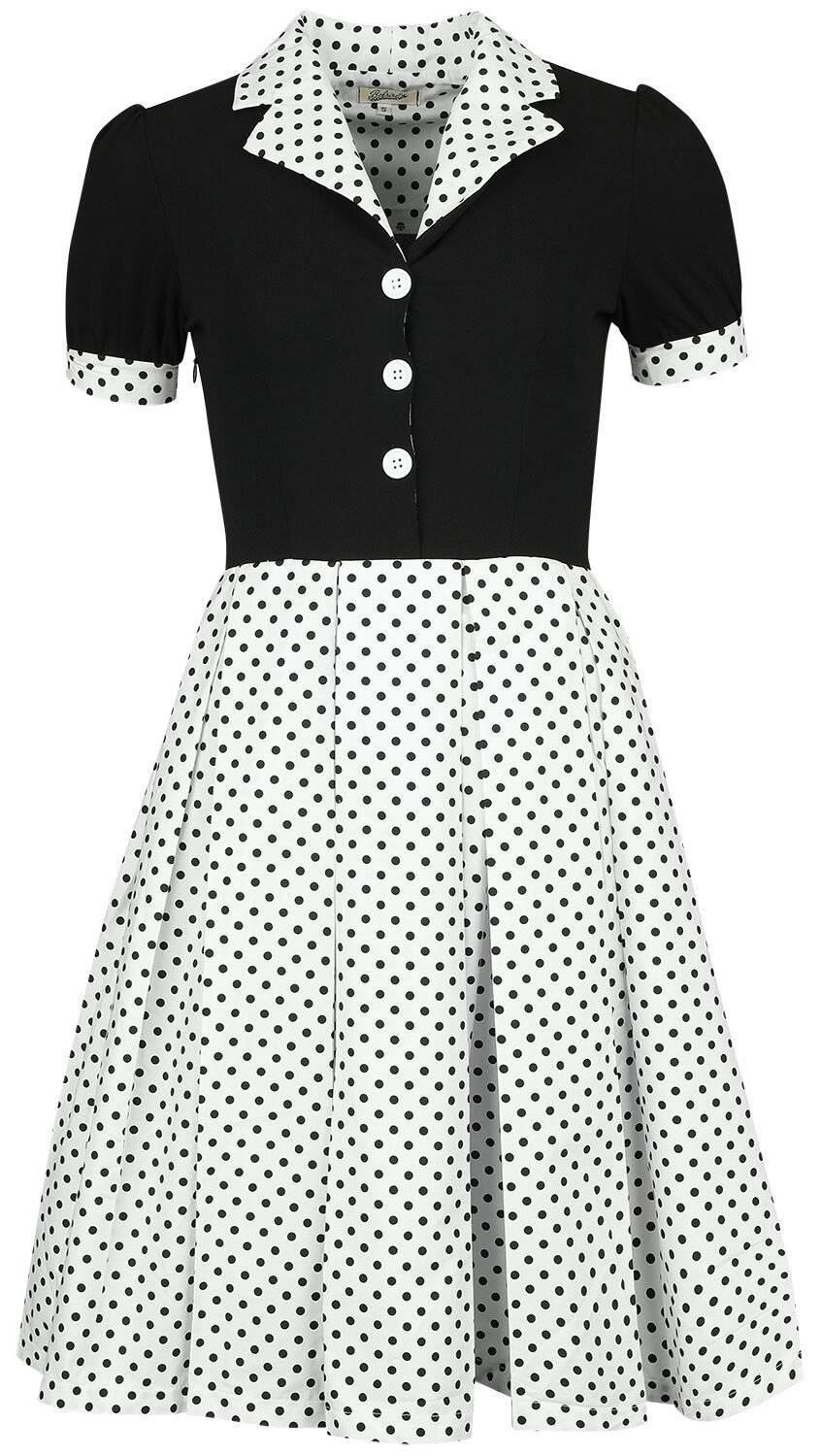 EMP "Belsira" Mittellanges Kleid schwarz/weiß von Belsira