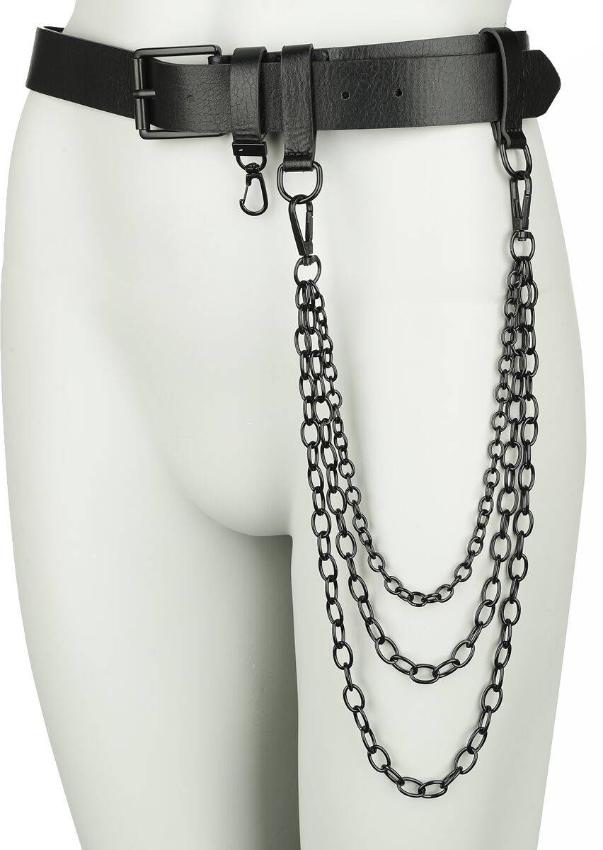 EMP "Belt With Chain" Gürtel Schwarz Von Urban Classics