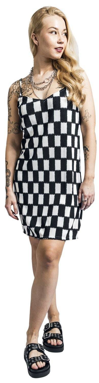 EMP "Benton Checker Cami Dress" Kurzes Kleid Multicolor Von Vans
