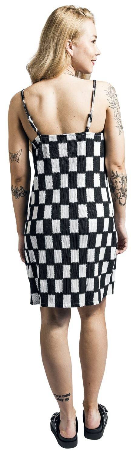 EMP "Benton Checker Cami Dress" Kurzes Kleid Multicolor Von Vans