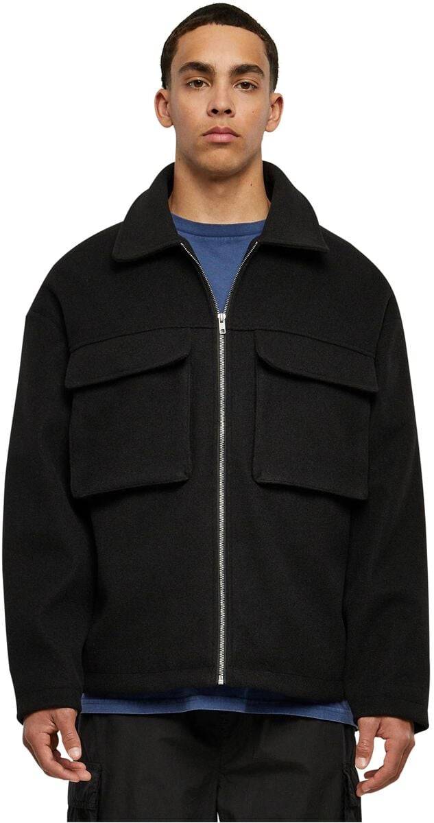 EMP "Big Pocket Blouson" Übergangsjacke Schwarz Von Urban Classics