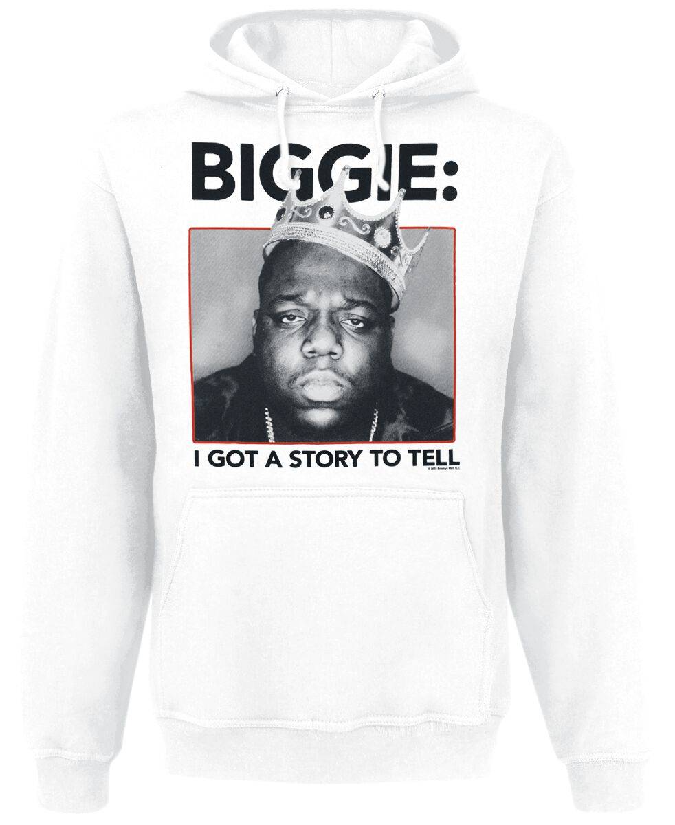 EMP "Biggie Crown" Kapuzenpullover weiß von Notorious B.I.G