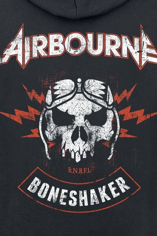 EMP "Biker Boneshaker" Kapuzenjacke Schwarz Von Airbourne