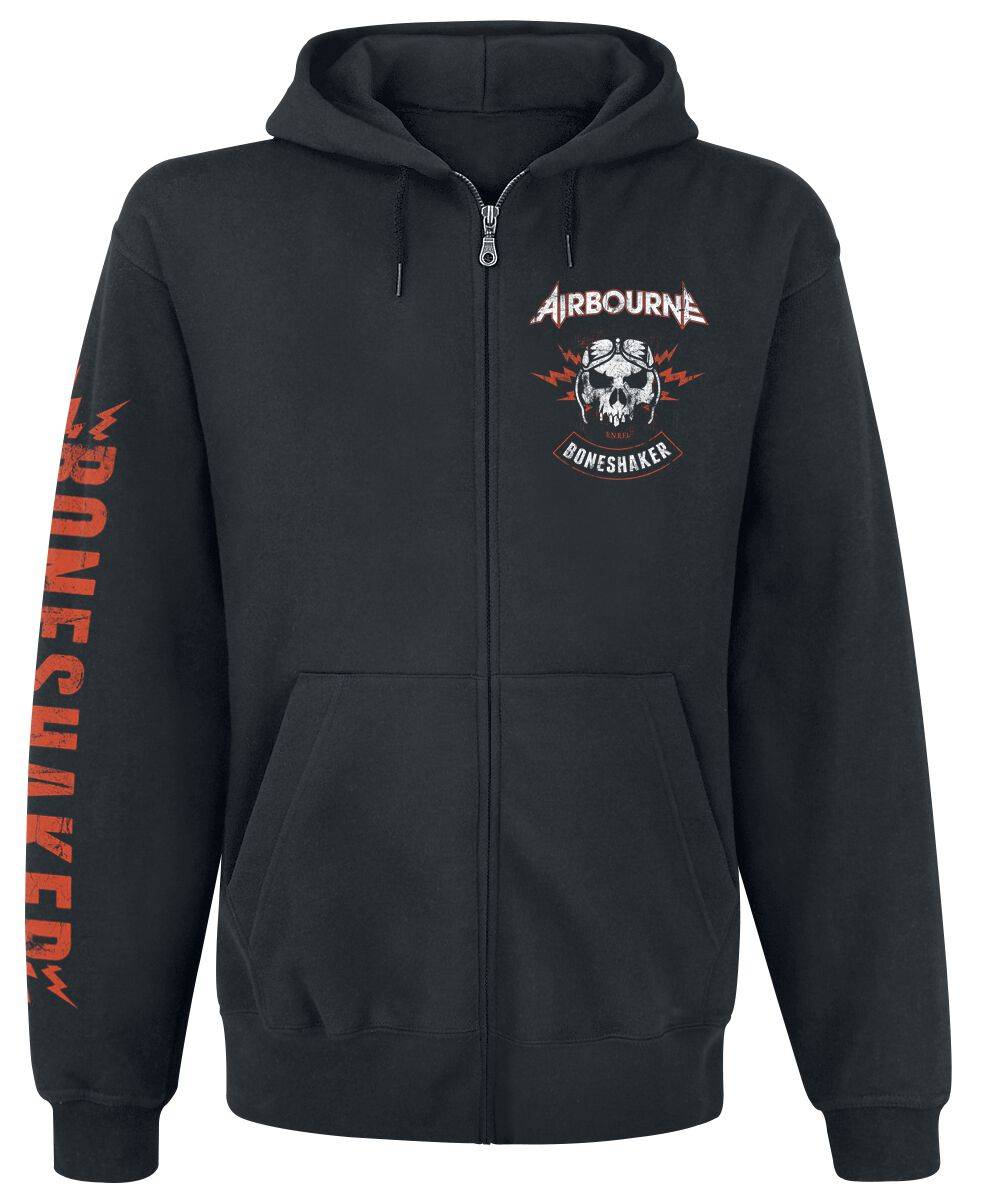 EMP "Biker Boneshaker" Kapuzenjacke schwarz von Airbourne