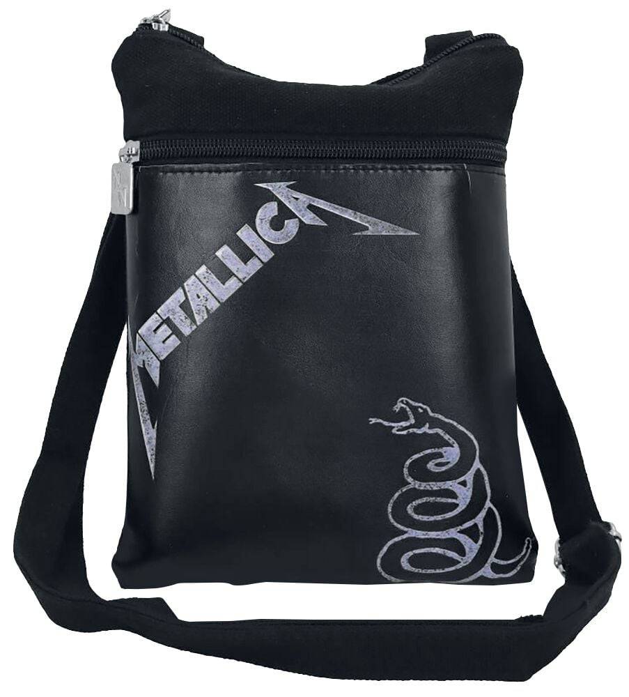 EMP "Black album" Umhängetasche schwarz/weiß von Metallica