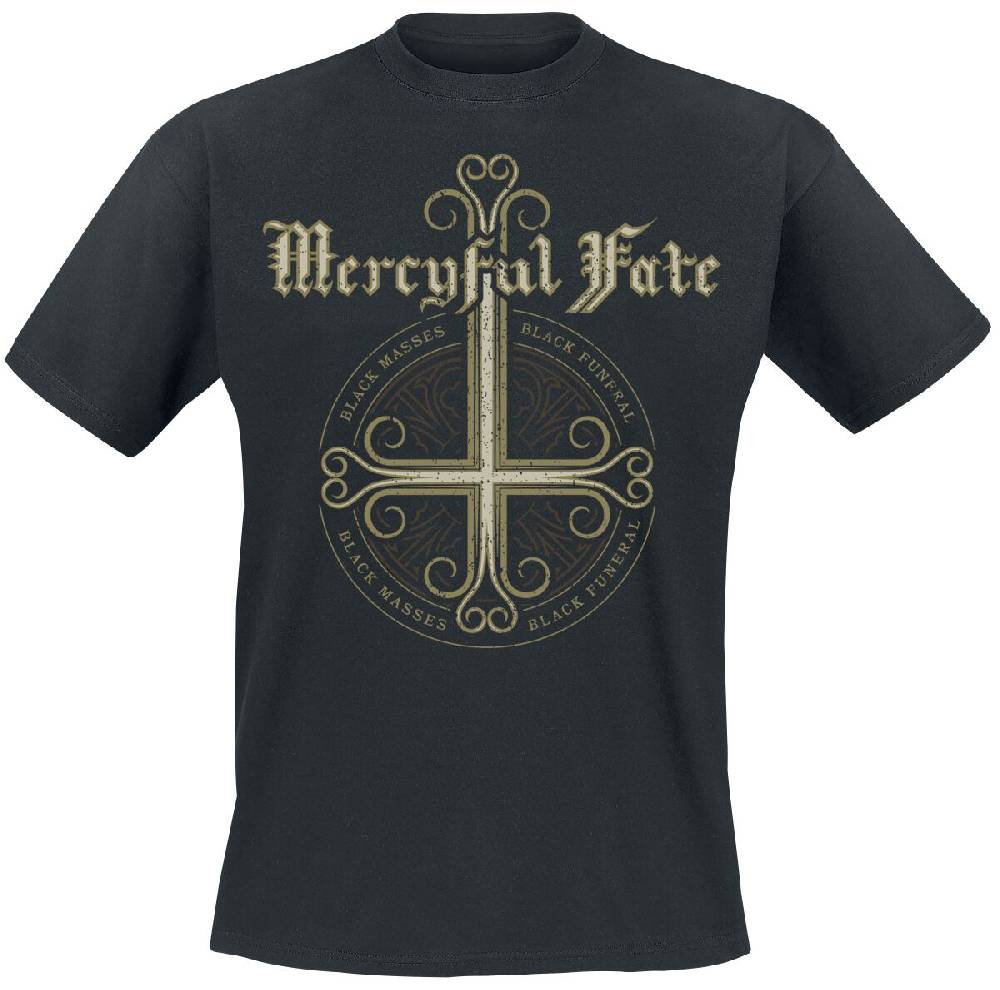EMP "Black Funeral Cross" T-Shirt schwarz von Mercyful Fate