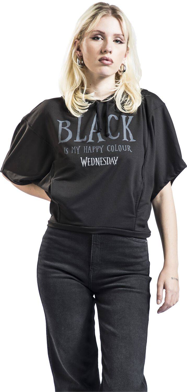 EMP "Black Is My Happy Colour" Kapuzenpullover Schwarz Von Wednesday